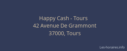 Happy Cash - Tours