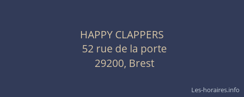 HAPPY CLAPPERS