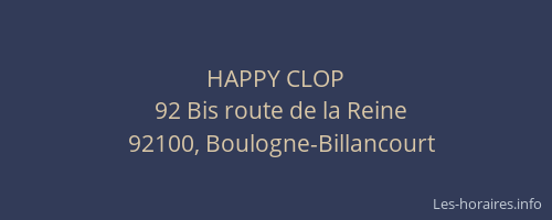 HAPPY CLOP