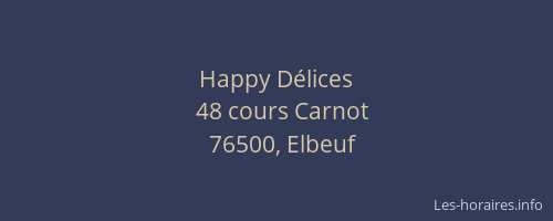 Happy Délices