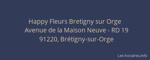 Happy Fleurs Bretigny sur Orge