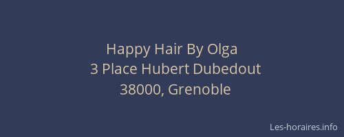 Happy Hair By Olga
