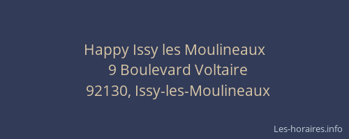 Happy Issy les Moulineaux