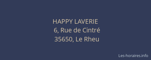 HAPPY LAVERIE
