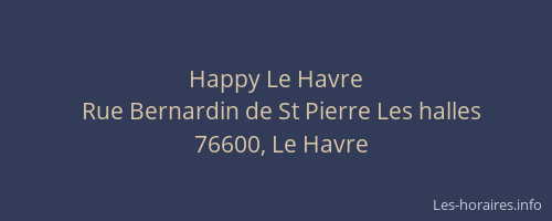 Happy Le Havre