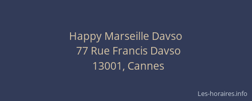 Happy Marseille Davso