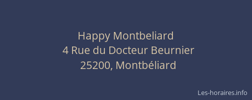 Happy Montbeliard