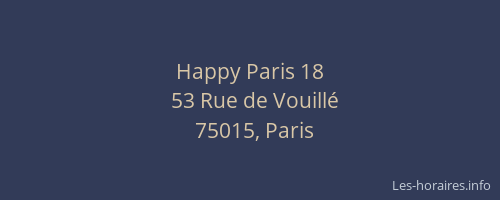 Happy Paris 18