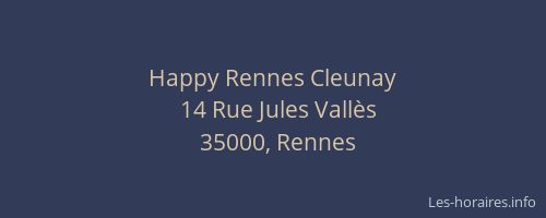 Happy Rennes Cleunay