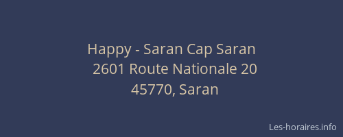Happy - Saran Cap Saran
