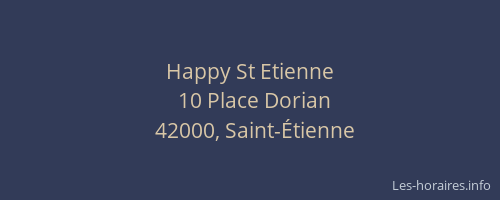 Happy St Etienne