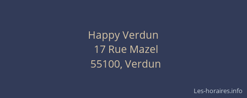Happy Verdun