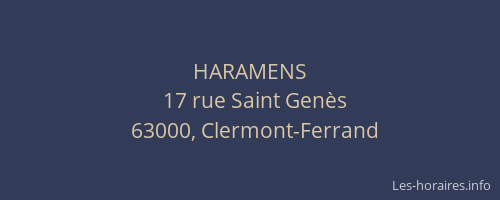HARAMENS