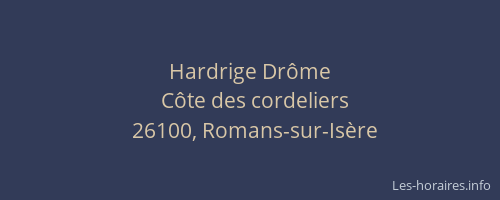 Hardrige Drôme