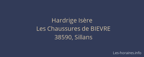 Hardrige Is&egrave;re