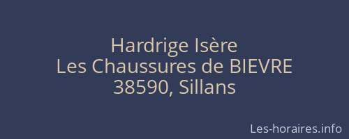 Hardrige Isère