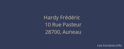 Hardy Frédéric