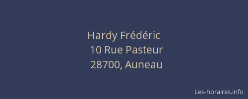 Hardy Fr&eacute;d&eacute;ric