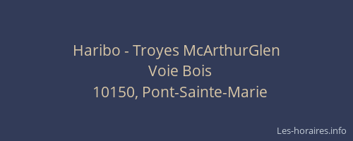Haribo - Troyes McArthurGlen