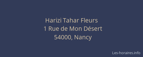 Harizi Tahar Fleurs