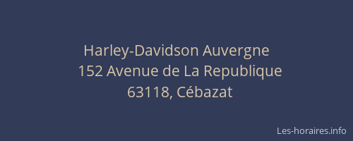 Harley-Davidson Auvergne
