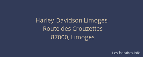 Harley-Davidson Limoges