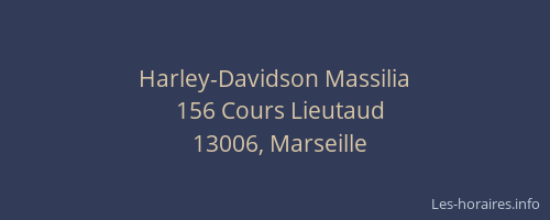 Harley-Davidson Massilia