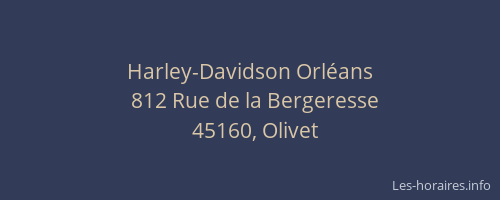 Harley-Davidson Orl&eacute;ans