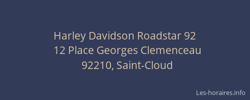Harley Davidson Roadstar 92