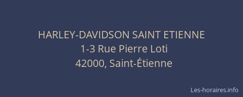 HARLEY-DAVIDSON SAINT ETIENNE