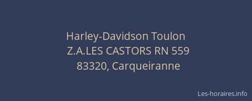 Harley-Davidson Toulon