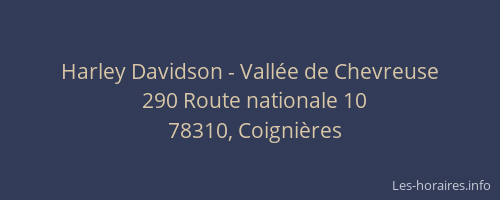 Harley Davidson - Vallée de Chevreuse