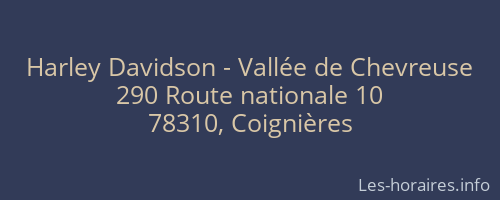 Harley Davidson - Vallée de Chevreuse