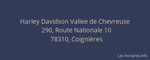 Harley Davidson Vallee de Chevreuse