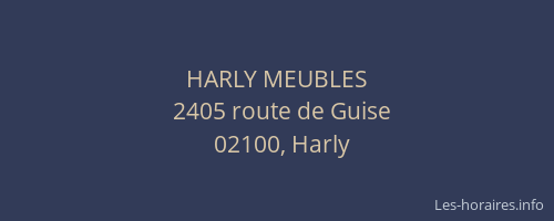 HARLY MEUBLES