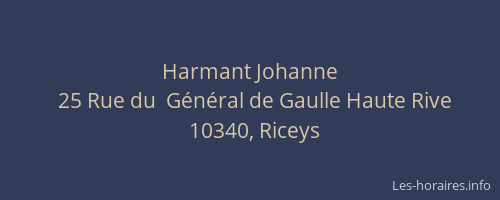 Harmant Johanne