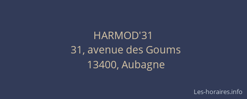 HARMOD'31