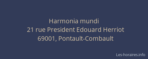 Harmonia mundi