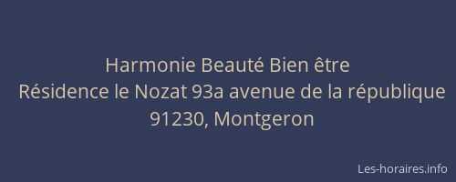 Harmonie Beauté Bien être