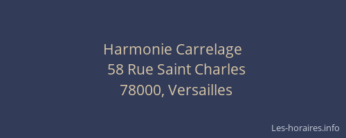 Harmonie Carrelage