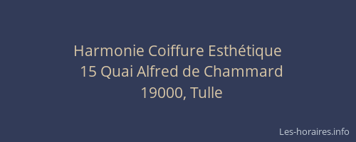 Harmonie Coiffure Esth&eacute;tique