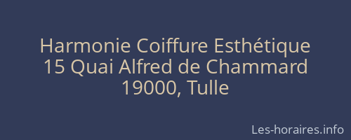 Harmonie Coiffure Esthétique