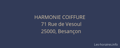 HARMONIE COIFFURE