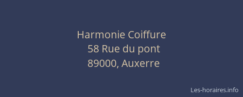 Harmonie Coiffure