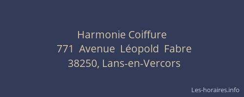 Harmonie Coiffure