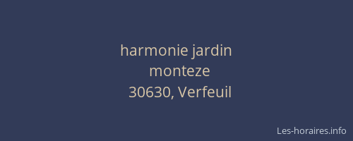 harmonie jardin