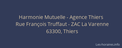 Harmonie Mutuelle - Agence Thiers