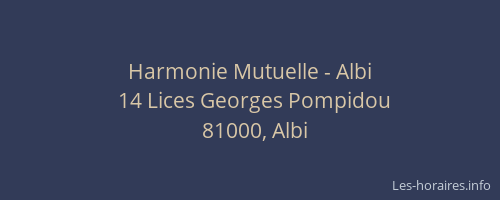Harmonie Mutuelle - Albi