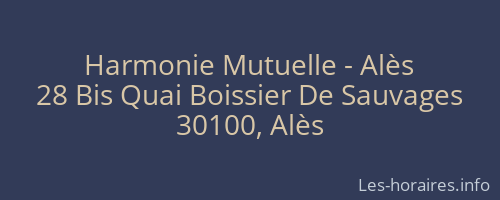 Harmonie Mutuelle - Alès