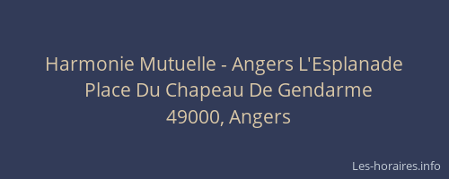 Harmonie Mutuelle - Angers L'Esplanade